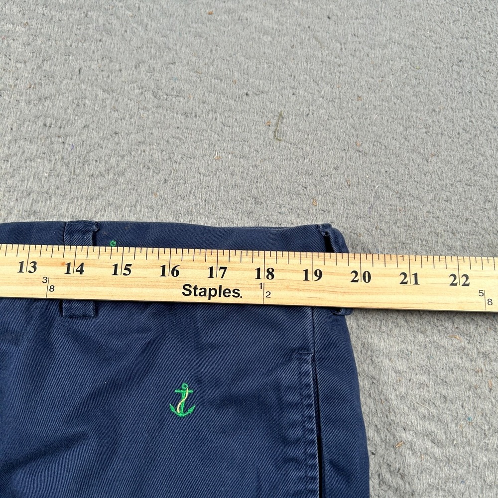 Polo‎ Ralph Lauren Pants Mens 38x28 Blue Chino Straight Fit Embroidered Anchors - Picture 5 of 9